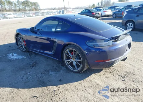 2020 Porsche 718 Cayman S из США, поврежденный, VIN WP0AB2A81LS275089